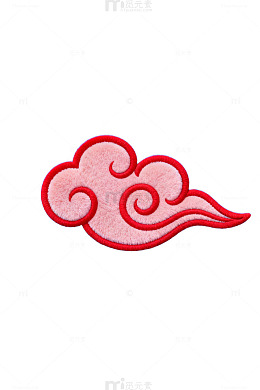 中国风祥云图案装饰贴