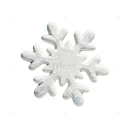 精致雪花装饰图案元素
