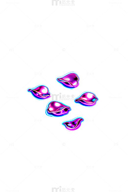 霓虹科幻风图形设计素材