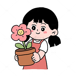 春天买盆栽免抠元素