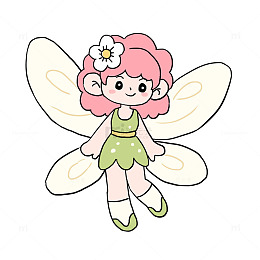 春天春季花仙子精灵元素