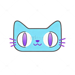 卡通猫咪头像设计