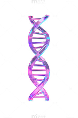 霓虹DNA模型科技感设计