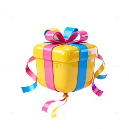 彩色礼物盒创意图像