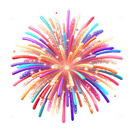 绚丽烟花AI艺术创作