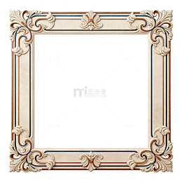 古典花纹相框设计素材