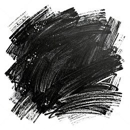 黑色笔触抽象画素材