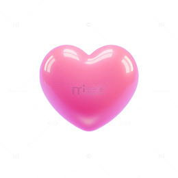 粉嫩心形卡通装饰图案