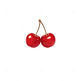 简约风红色樱桃图像