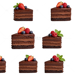 巧克力蛋糕美食摄影