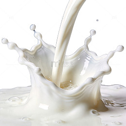 动感牛奶飞溅摄影