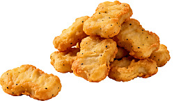 金黄酥脆的炸鸡块图片