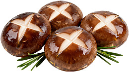 新鲜香菇配迷迭香图片