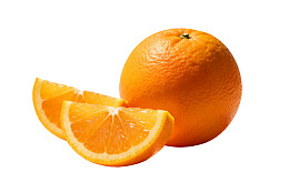 新鲜橙子切片展示图片