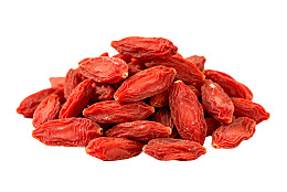 一堆红色干枸杞图片