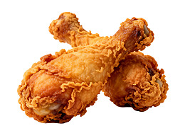 金黄酥脆炸鸡腿图片