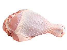 新鲜生鸡腿特写图片