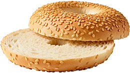 芝麻贝果切片展示图片