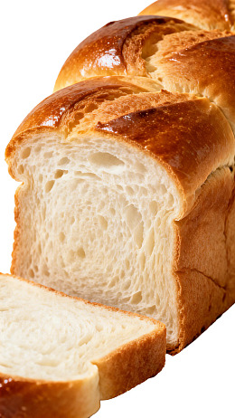 金黄酥脆的编织面包图片