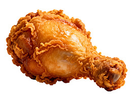 金黄酥脆炸鸡腿图片