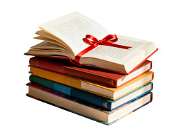 彩书叠放开本系红带图片