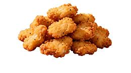 金黄酥脆的炸鸡块图片