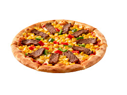 牛肉玉米彩椒披萨图片