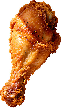 金黄酥脆炸鸡腿图片