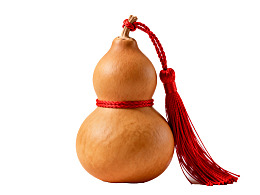 葫芦挂饰配红色流苏图片