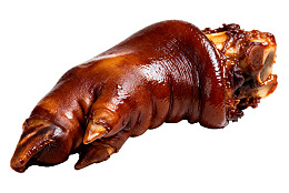 色泽红亮的卤猪手图片