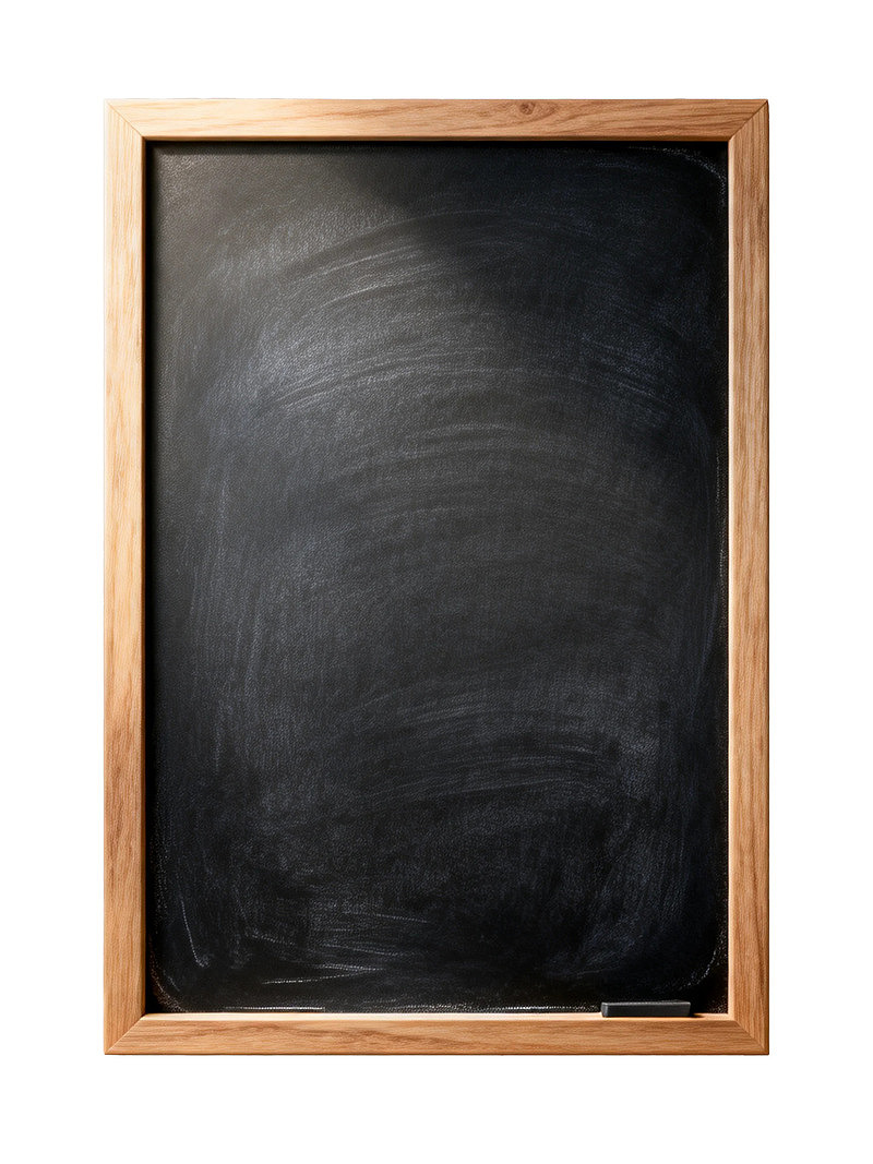 木质边框空白黑板图片