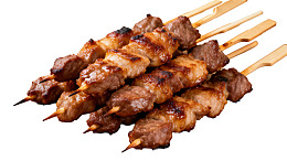 烤制牛肉串图片