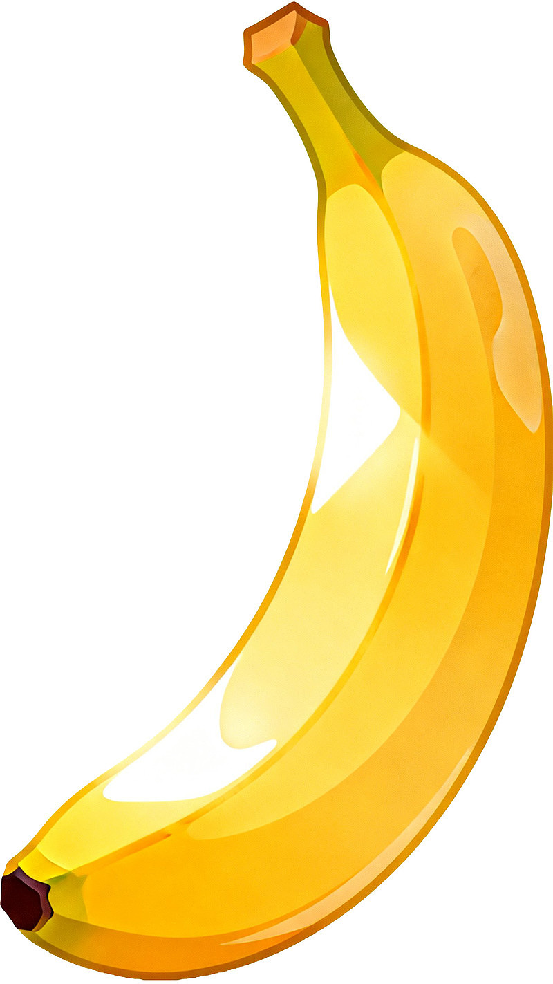一根成熟的黄色香蕉图片
