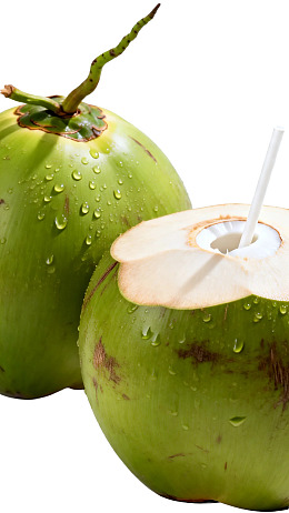 青椰子滴水清新诱人图片