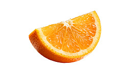 橙色果肉饱满的橙子切片