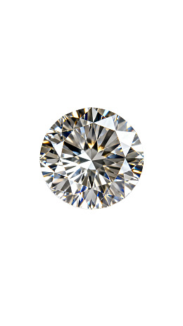 圆形明亮式切割钻石特写