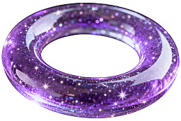 紫色闪亮环形饰品图片