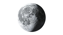 月球表面特写黑白影像