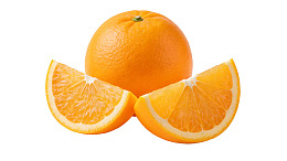 新鲜橙子切片展示图片
