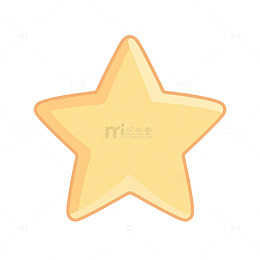 卡通星星图案装饰元素