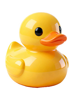 黄色塑料小鸭玩具图片