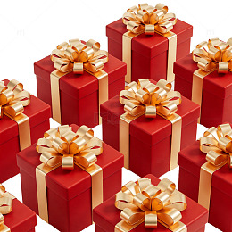 红色礼盒礼品包装设计