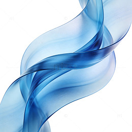 蓝色流动抽象艺术