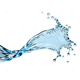 动感水花艺术效果图片