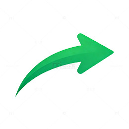 绿色箭头图标设计元素