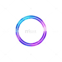 霓虹光圈特效图像