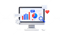 科技风数据分析界面设计素材