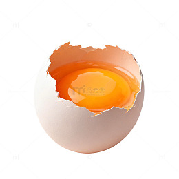 鸡蛋破裂效果摄影图片