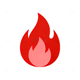 火焰图标设计素材