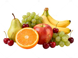 新鲜水果拼盘摄影图